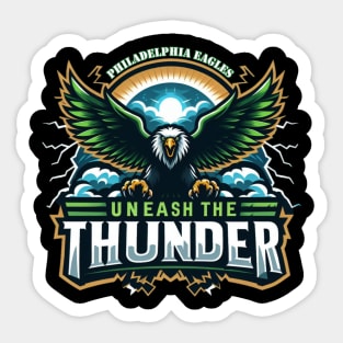 unleash the thunder Sticker